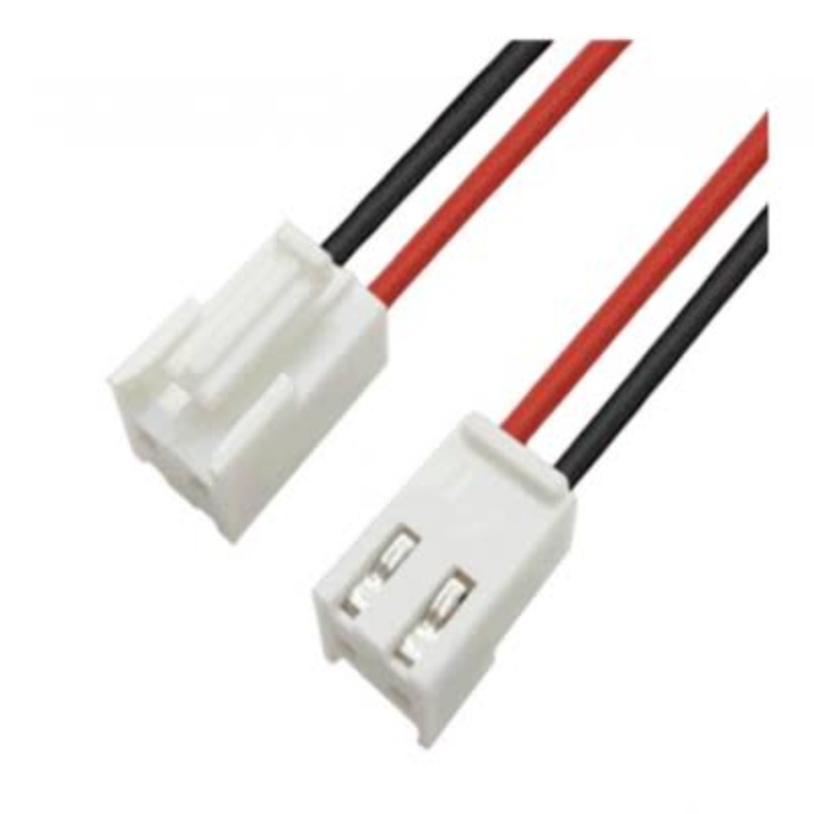 2 Pin Micro Male Female Connector White Plug