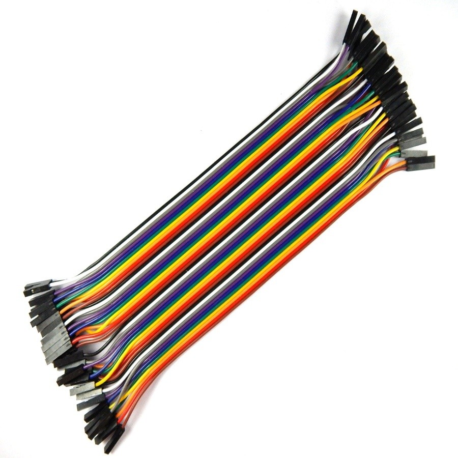 Female to Female Jumper Wires (20cm) 40pcs
