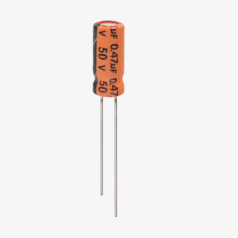0.47uF 50V  5 x 11 Electrolytic Capacitor(Pack of 5)