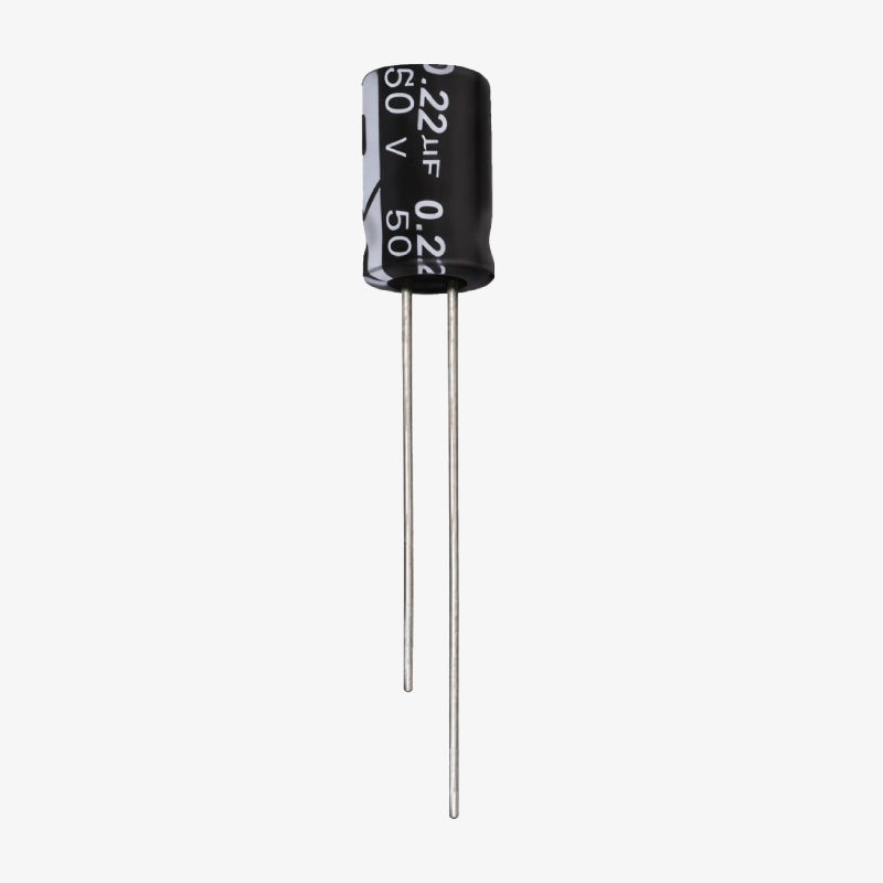0.22uF 50V 5 x 11 Electrolytic Capacitor (Pack of 5)