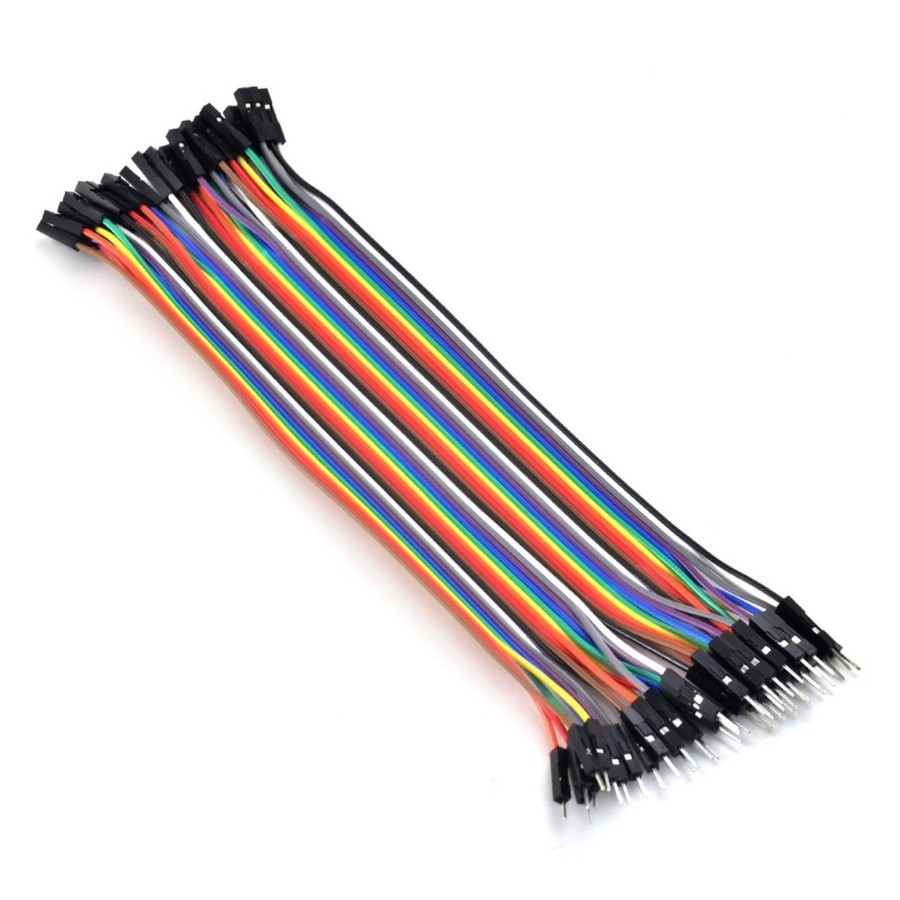 Male to Female Jumper Wires (20cm) 40pcs